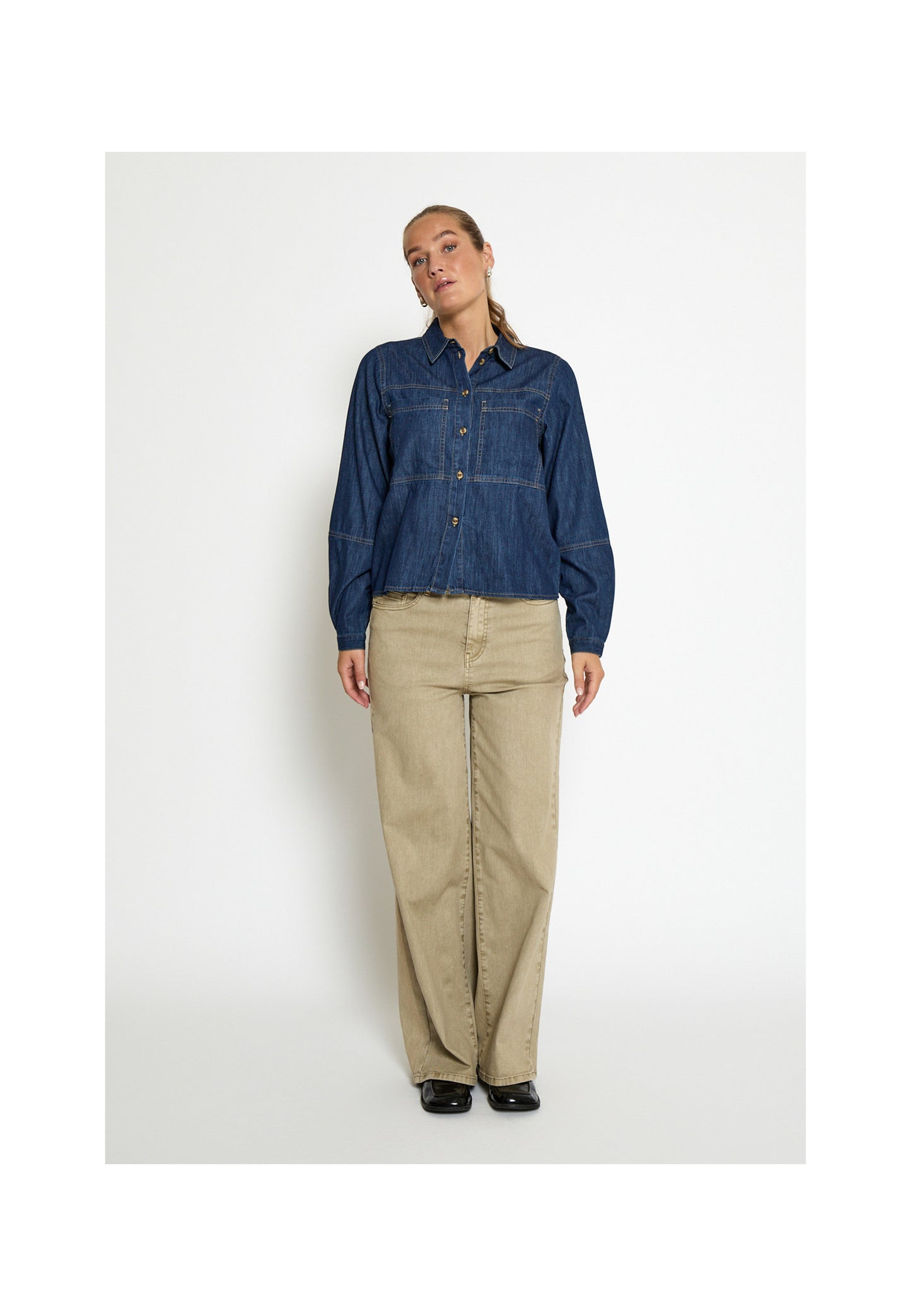 KAIA DENIM SHIRT