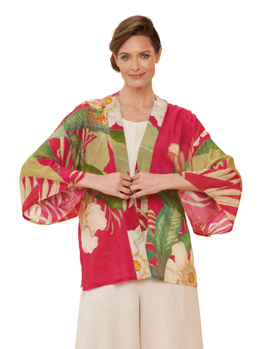 TROPICAL KIMONO TOP