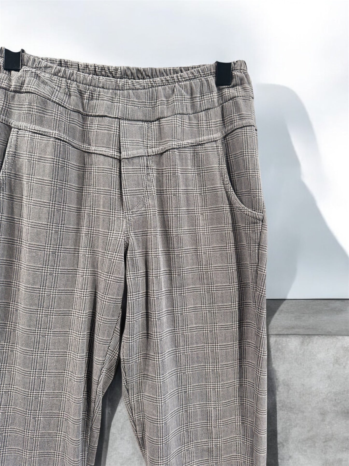 GLEN CHECK PULL ON PANT PISTACHE