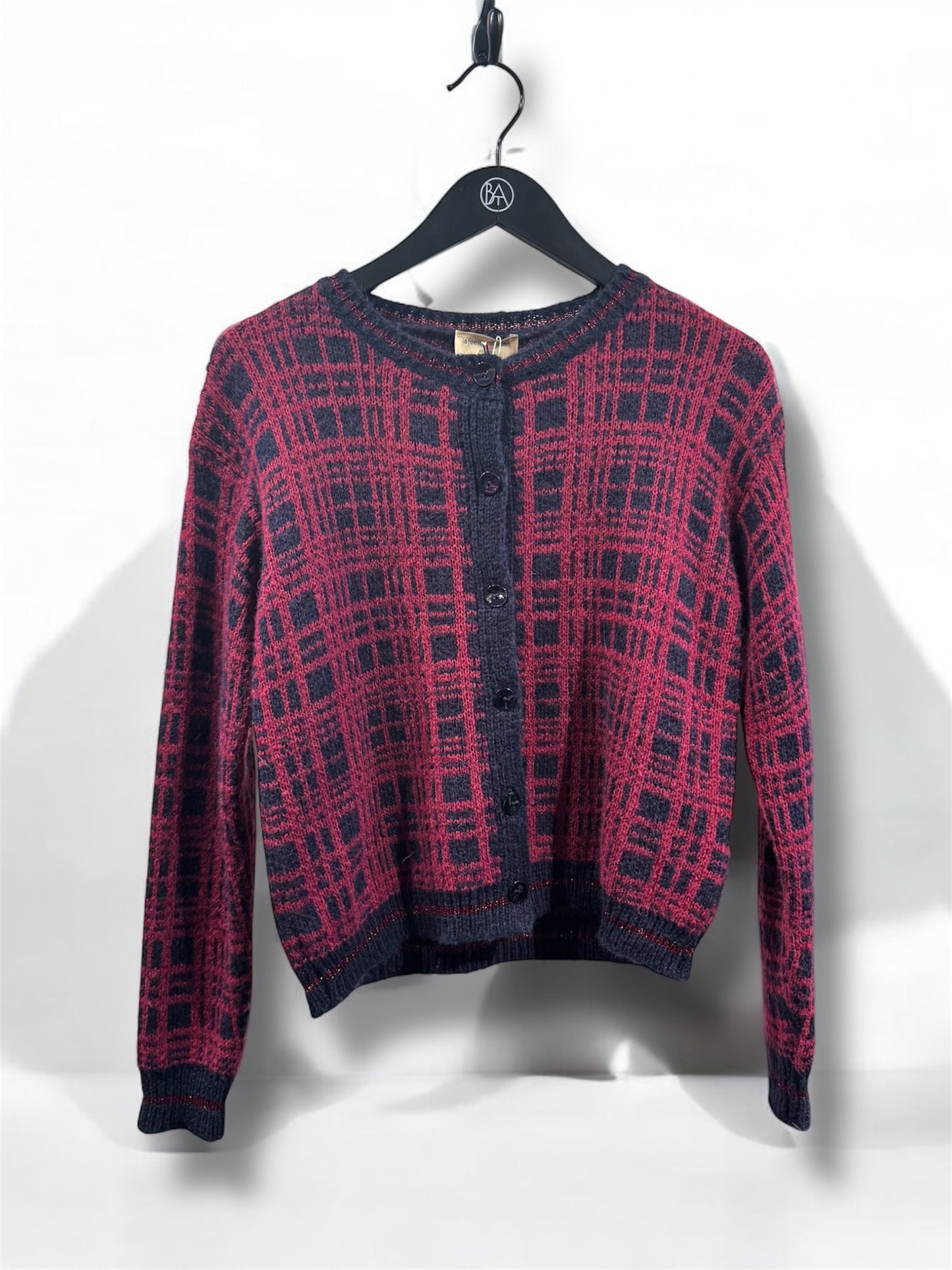 PLAID CARDIGAN LA FEE