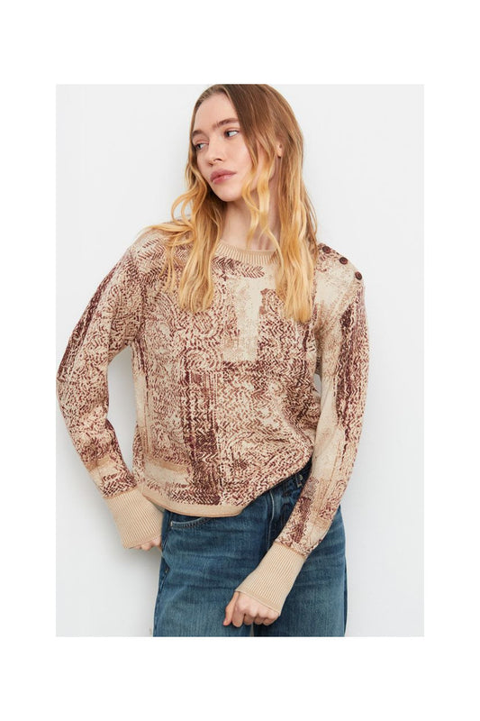 TWO-TONE SWEATER