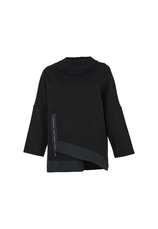3/4 SLEEVE UNEVEN  HEM TOP