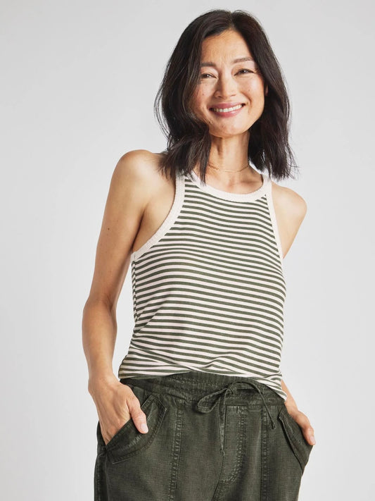 CANDICE STRIPPED TANK SPLENDID
