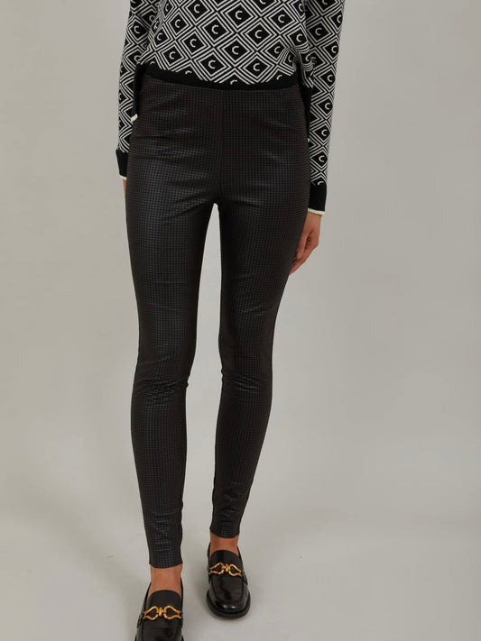 HOUNDSTOOTH PULL-ON PANT