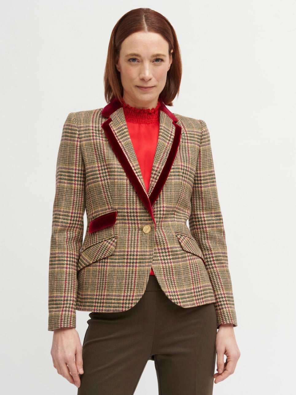 HOUNDSTOOTH BLAZER TINTA & BARILOCHE