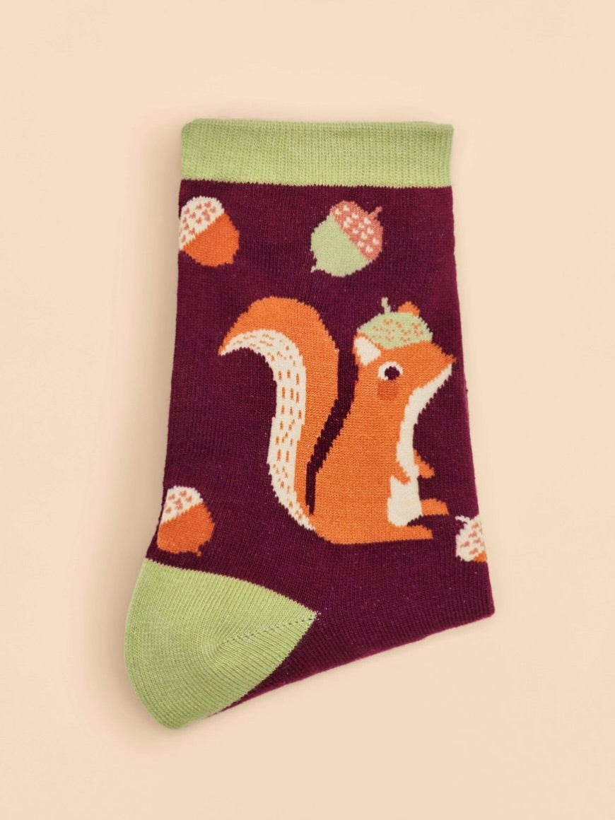 SQUIRREL WITH ACORN SOCK