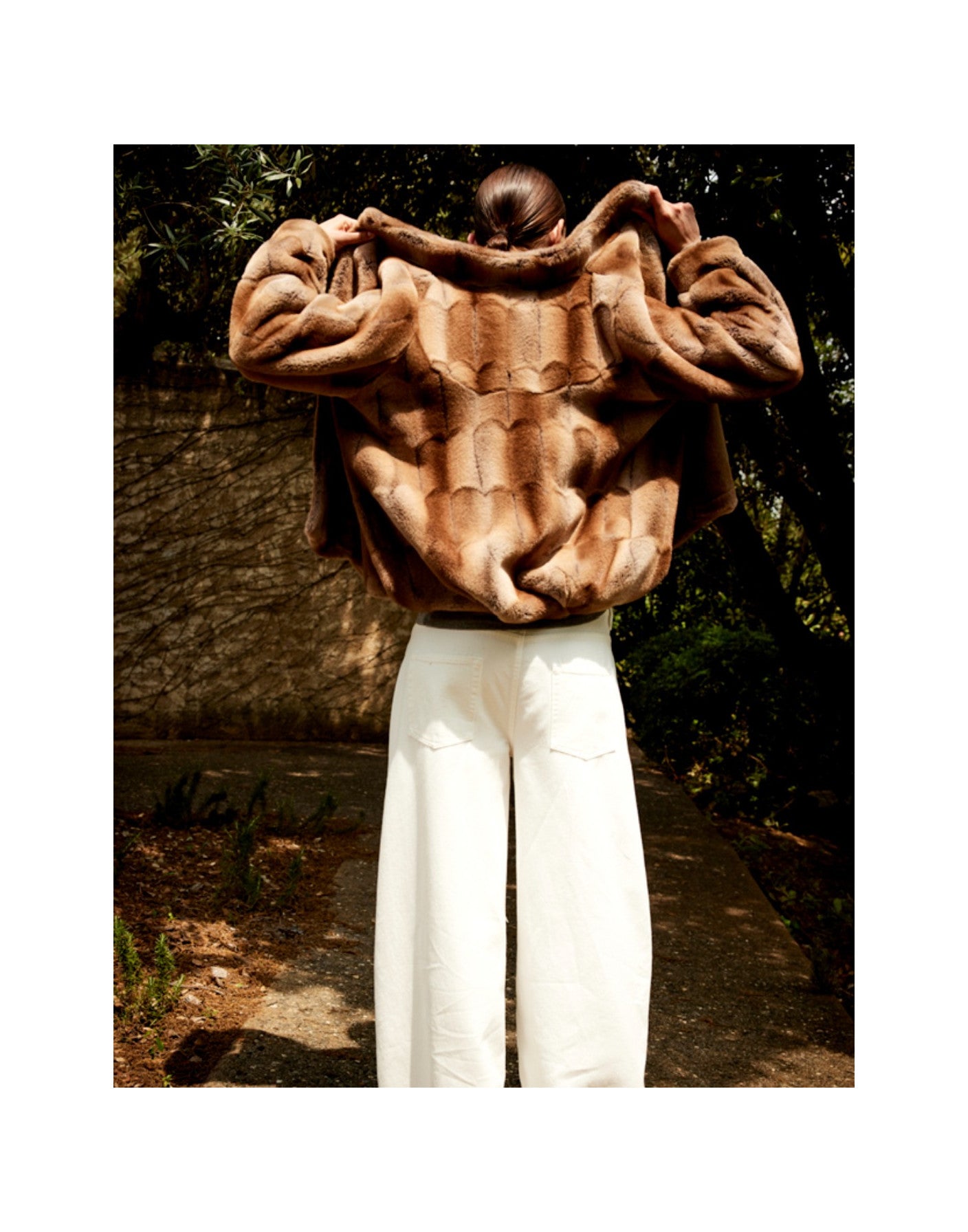 FAUX FUR MINK JACKET