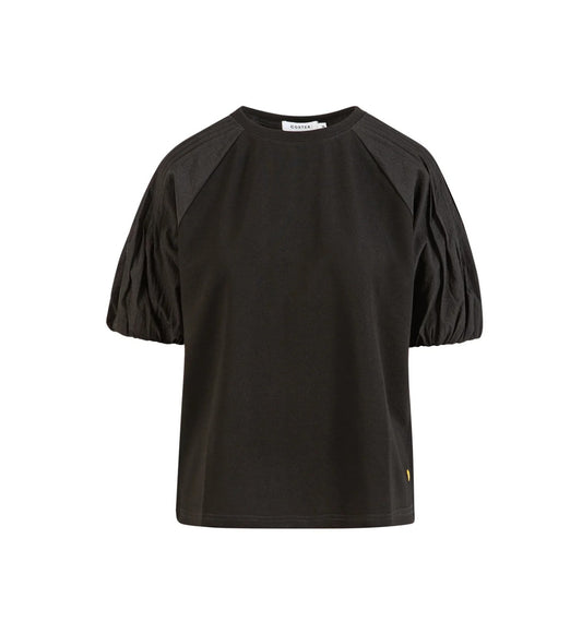 PLEAT DETAIL T-SHIRT
