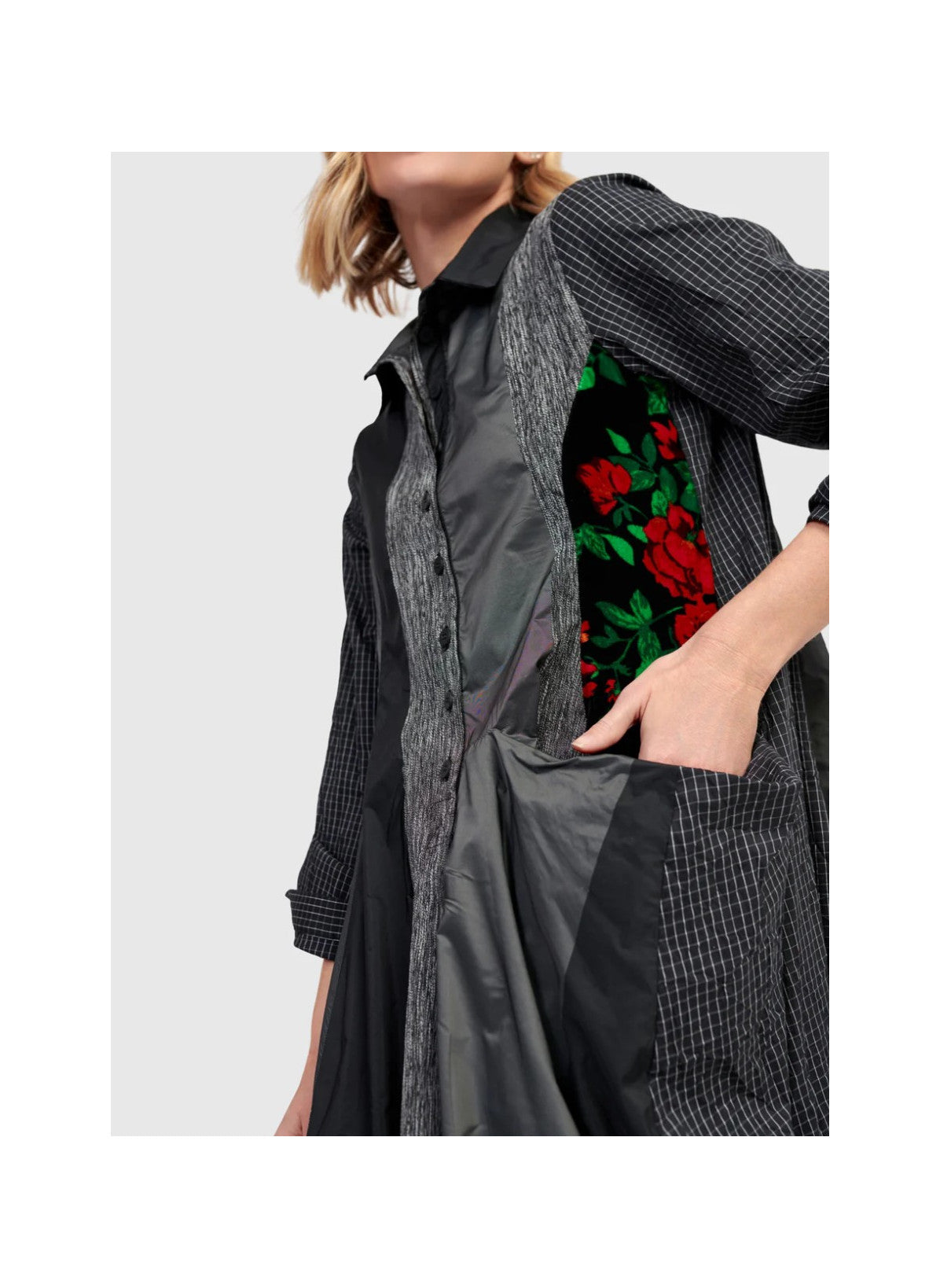 ROSES SHIRT DRESS