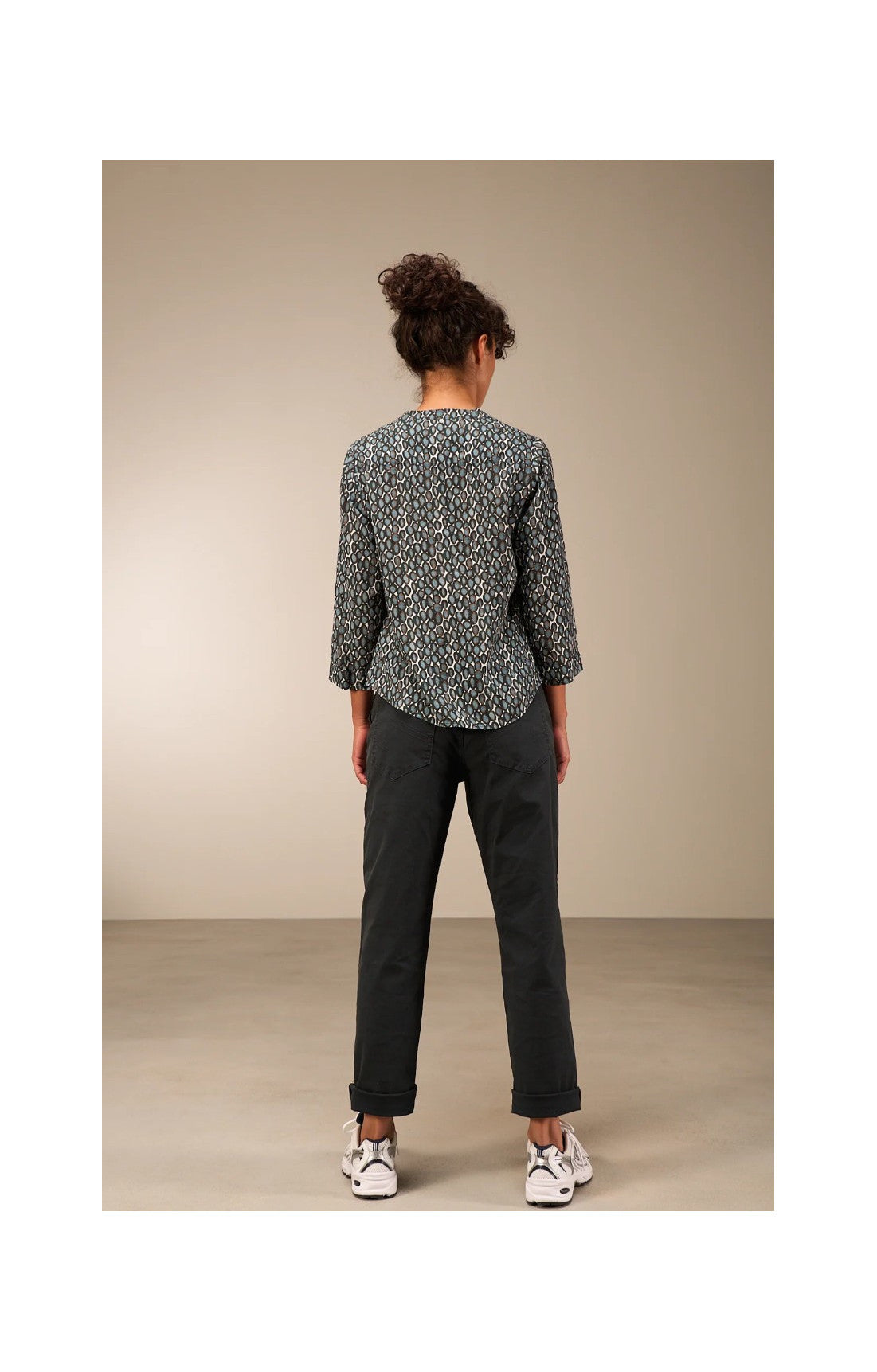 DROP PRINT BLOUSE