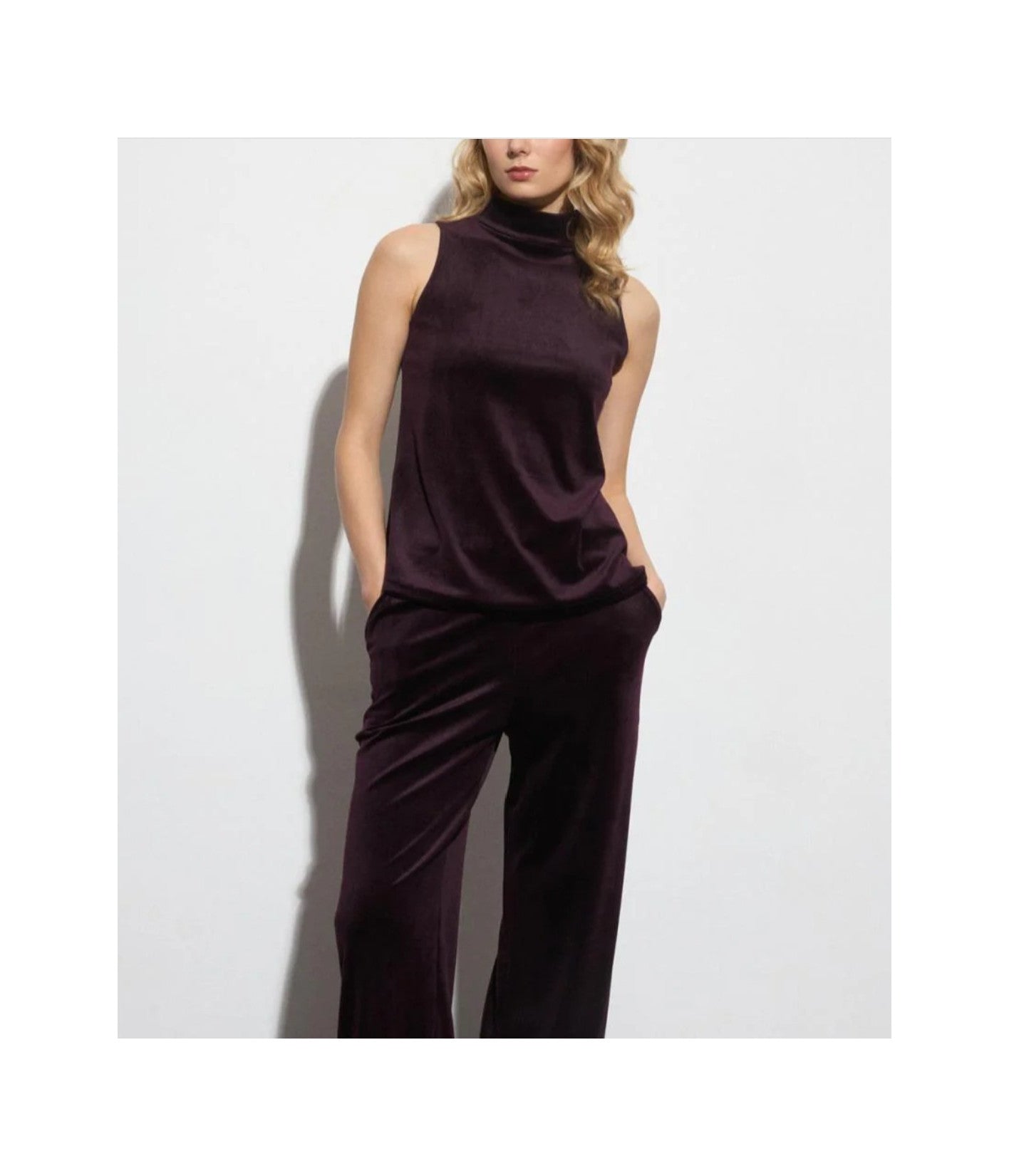PULL-ON VELVET PANT