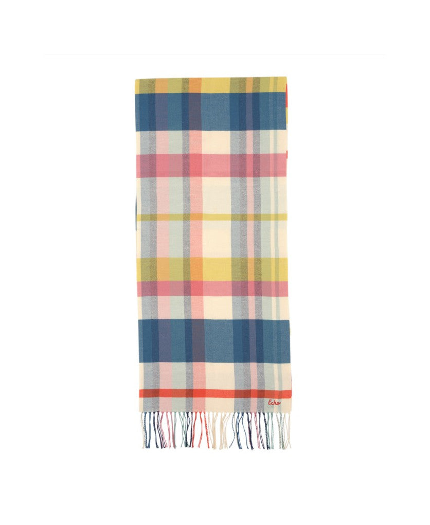 CENTRAL PARK PLAID MULTICOLOUR SCARF