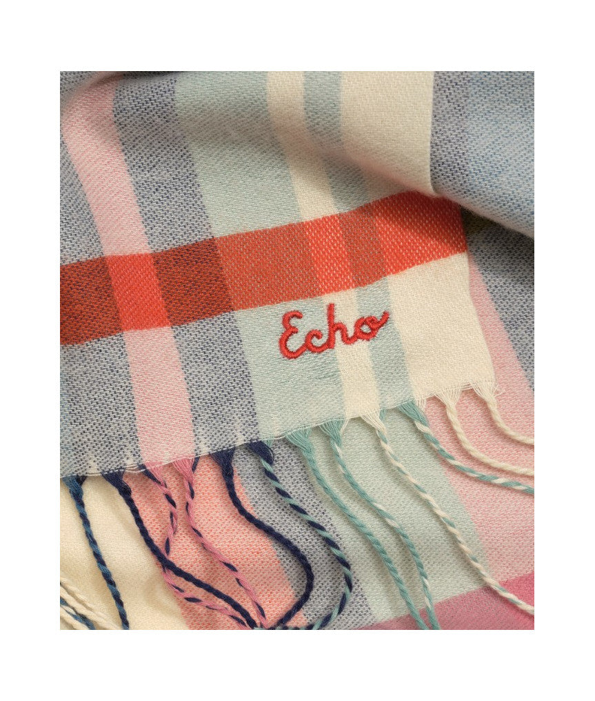 CENTRAL PARK PLAID MULTICOLOUR SCARF