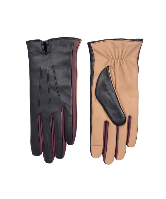 COLOURBLOCK LEATHER GLOVE
