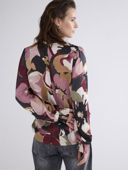 FULL SLEEVE FLOWER PRINT BLOUSE SUMMUM