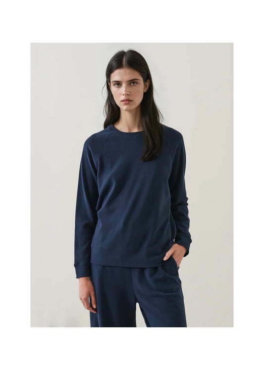 BRUSHED PIMA RAGLAN SWEATSHIRT