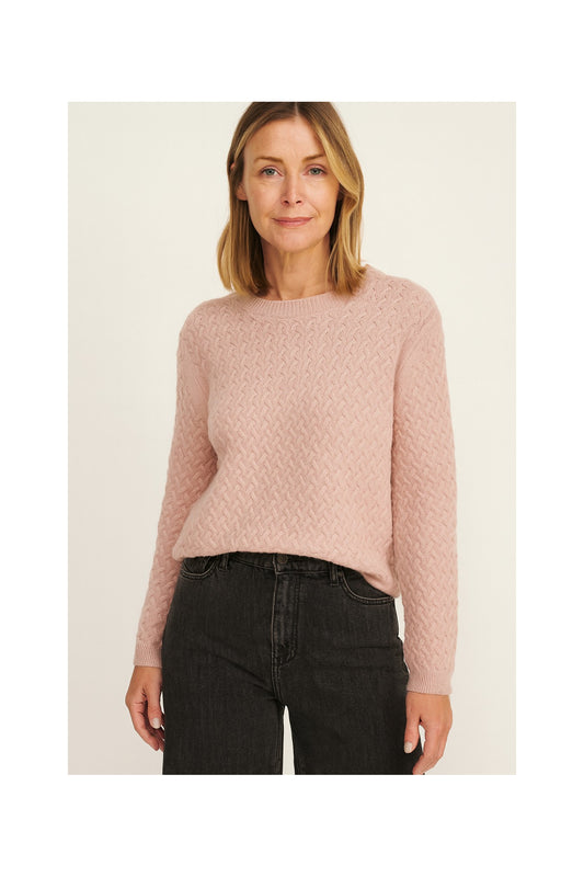 BRAID KNIT SWEATER