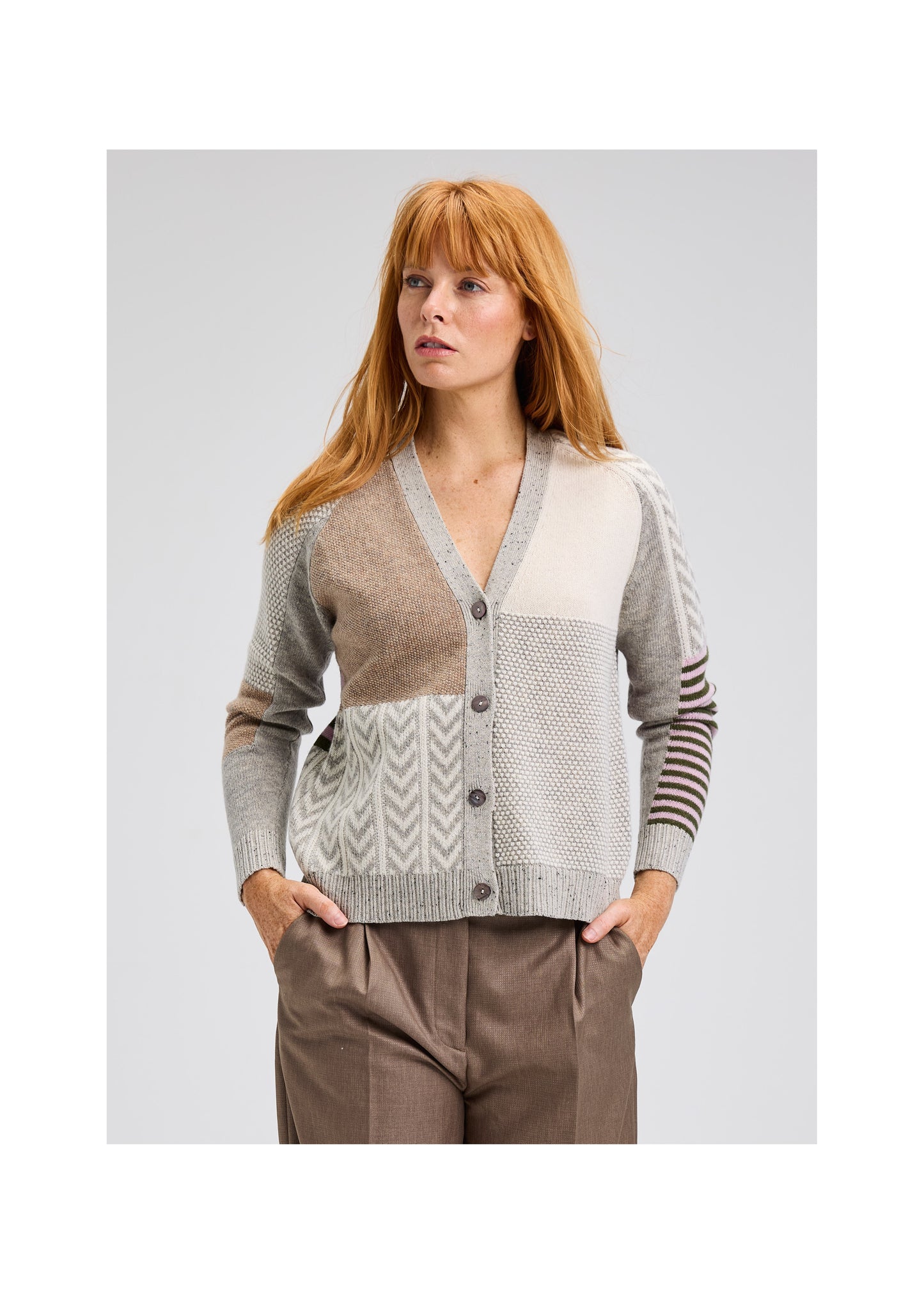 PATCHWORK CARDIGAN