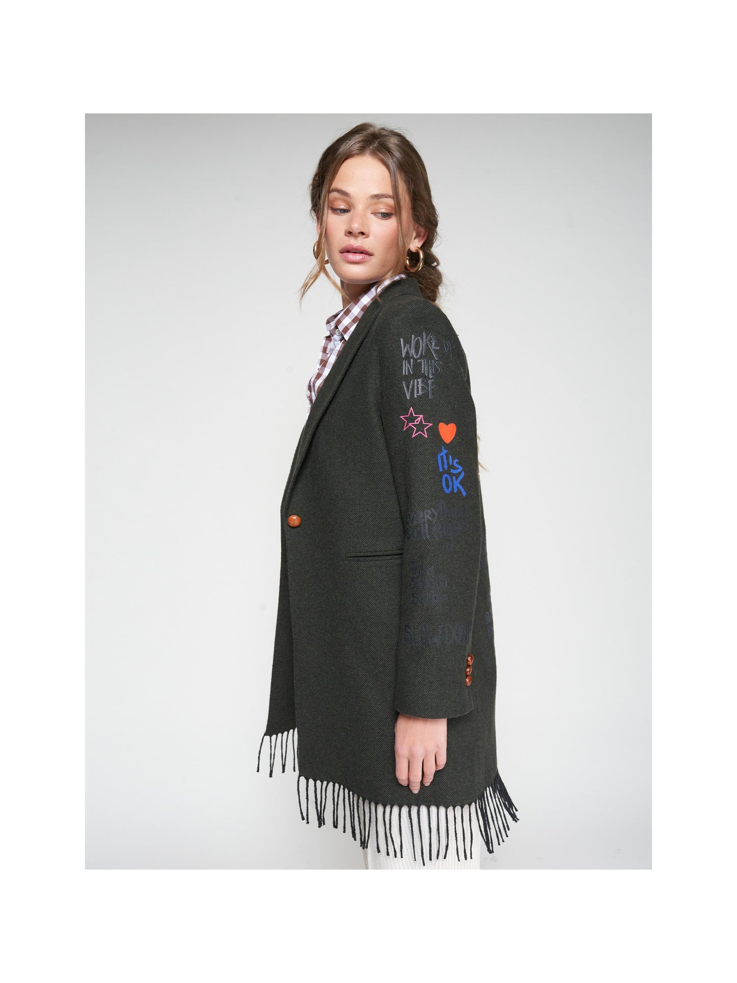 GRAFFITI LONG BLAZER