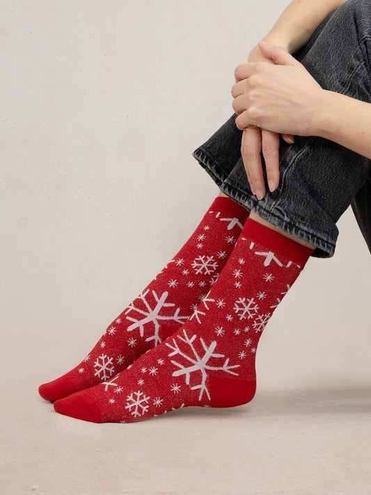 SNOWFLAKE SOCK BLEUFORET