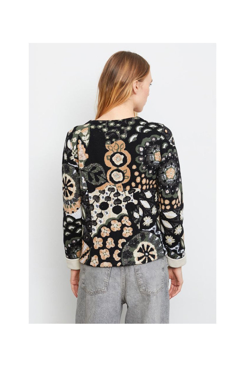 LEAF CARDIGAN SWEATER