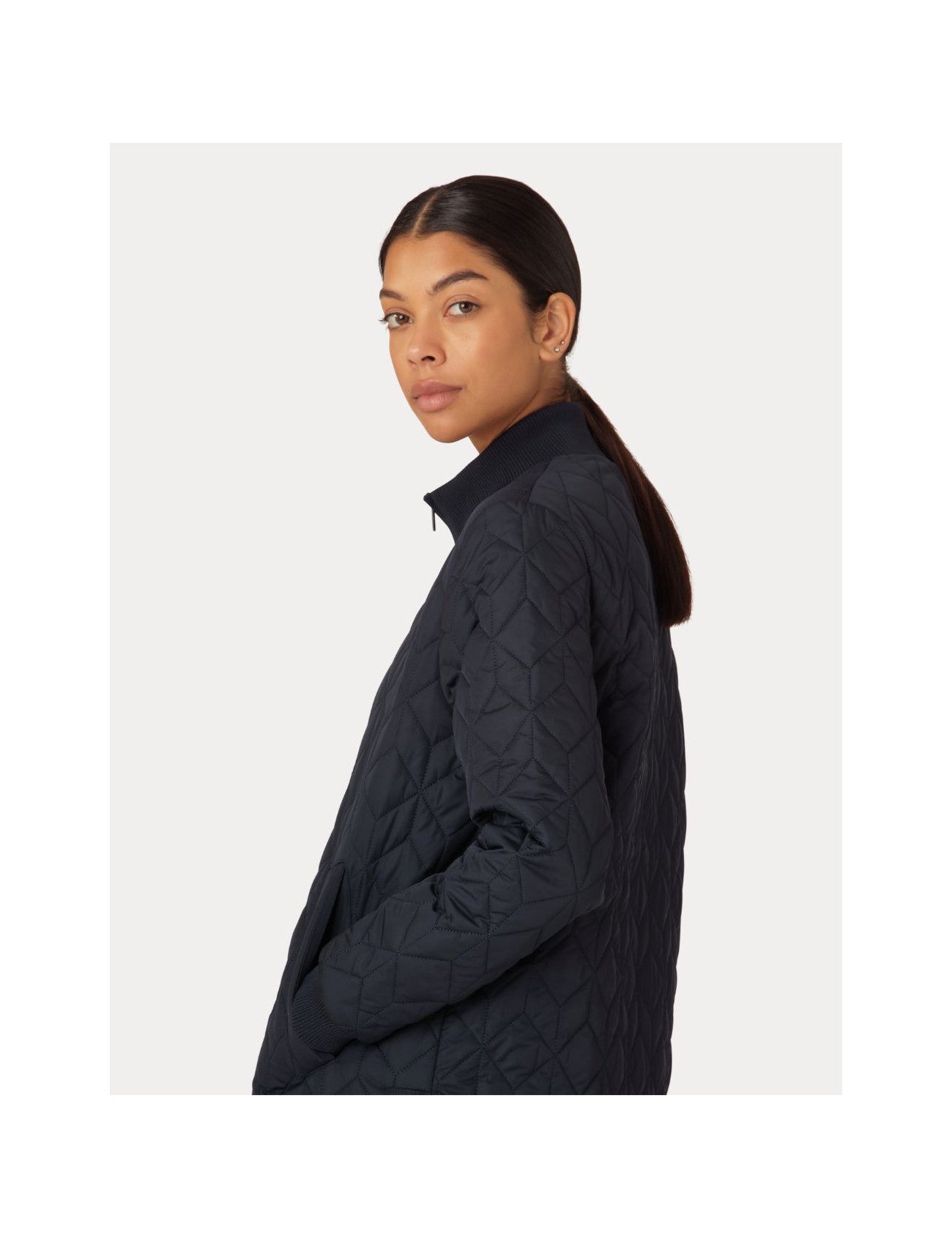 PADDED QUILT LONGER COAT