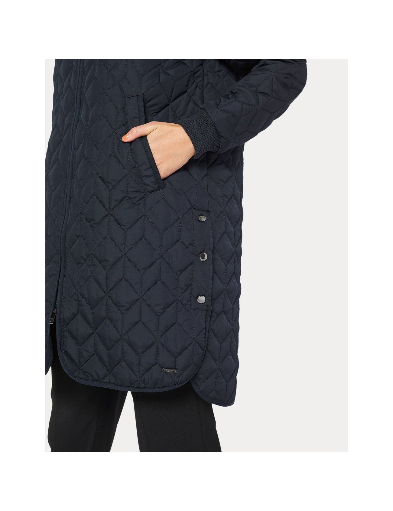 PADDED QUILT LONGER COAT