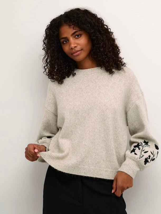 LISETTE KNIT PULLOVER KAFFE