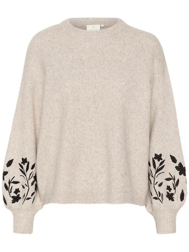 LISETTE KNIT PULLOVER KAFFE