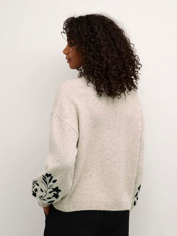 LISETTE KNIT PULLOVER KAFFE