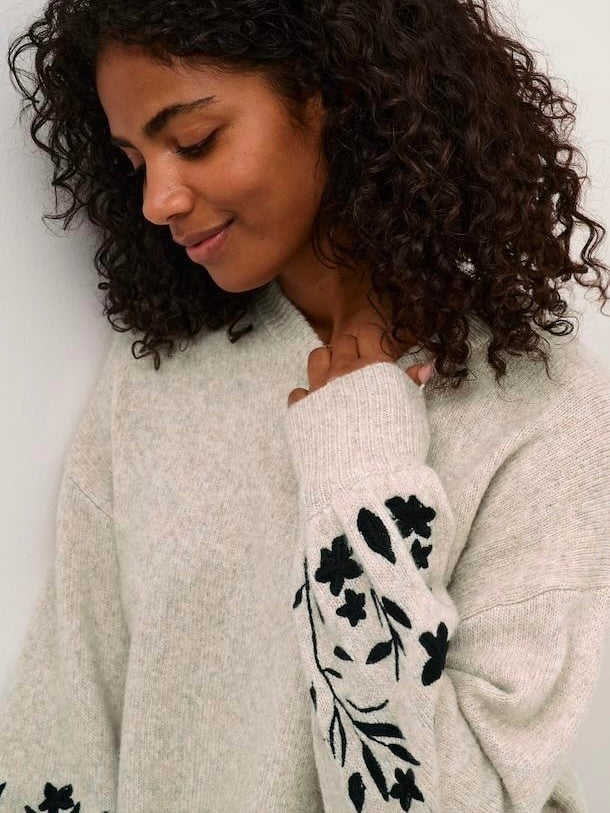 LISETTE KNIT PULLOVER KAFFE