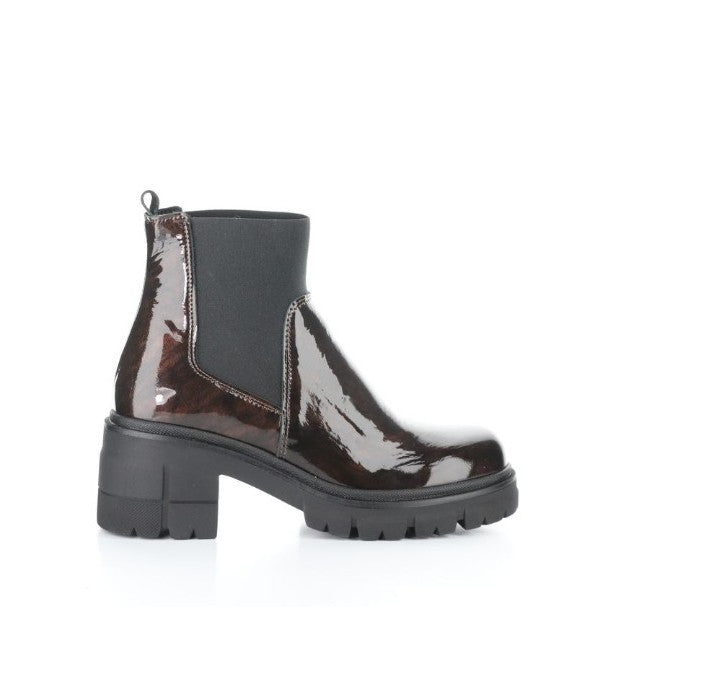 PATENT CHUNKY BOOTIE