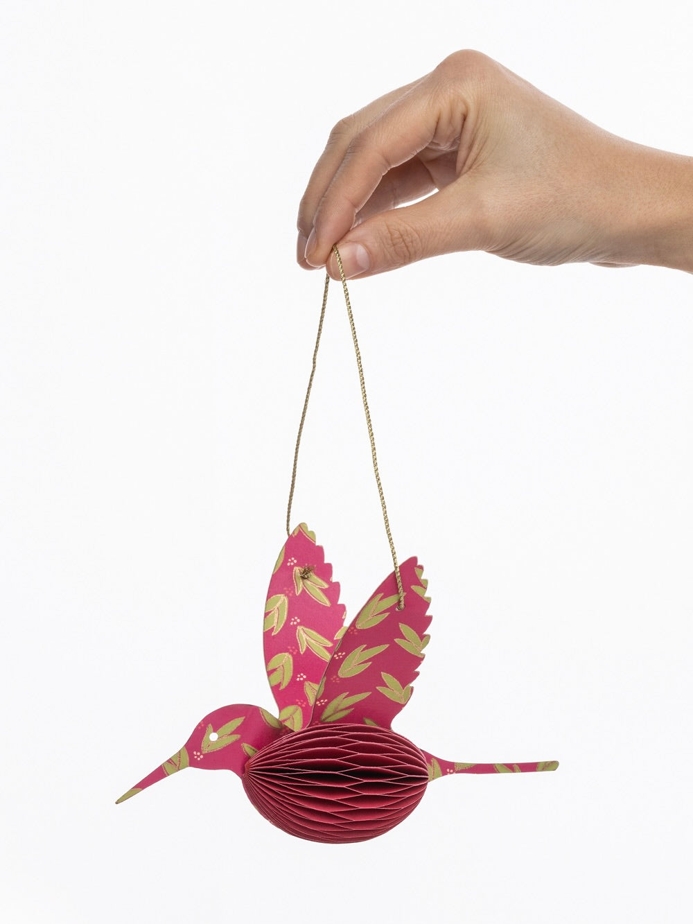 PAPER PENDANT HUMMINGBIRD TRANQUILLO