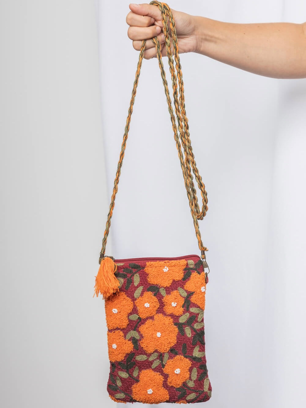 CROSS BODY SMALL BAG FLOWERS TRANQUILLO