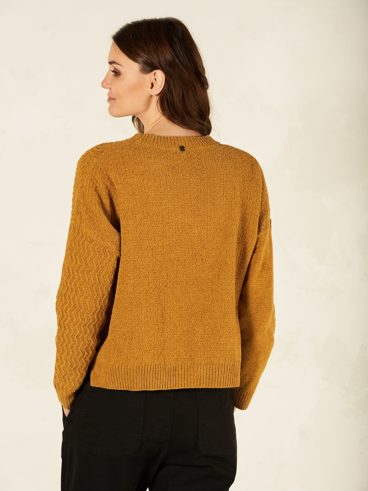 PULLOVER KNIT CHENILLE SWEATER NILE