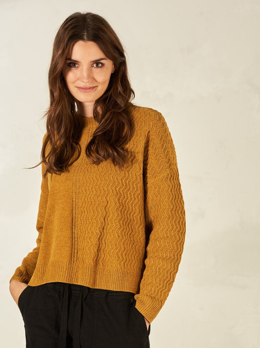 PULLOVER KNIT CHENILLE SWEATER