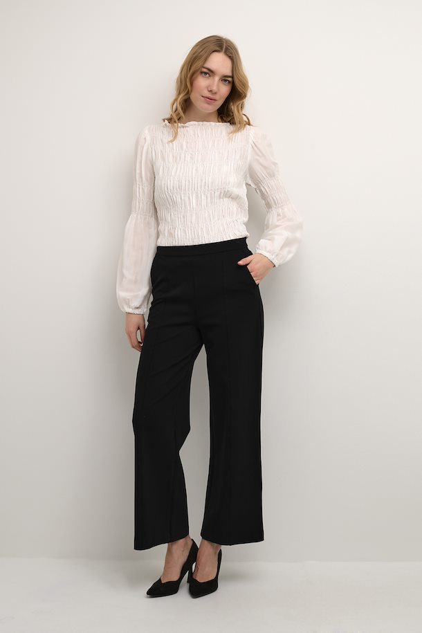 SAILA PULL ON WIDE LEG PANT CREAM