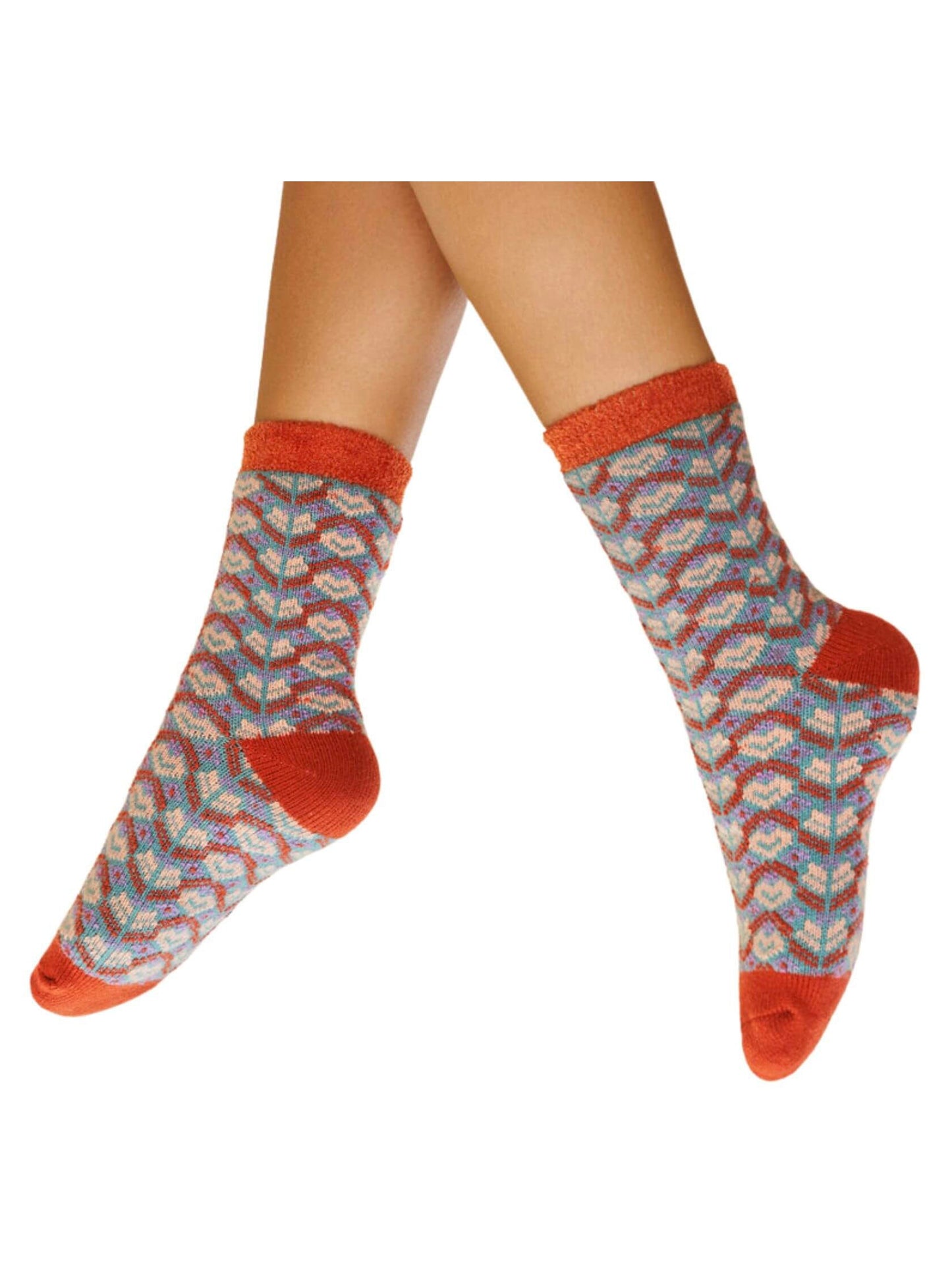 FAIRISLE PLUSH SOCK