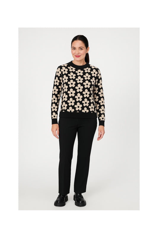 KNIT DAISIES SWEATER