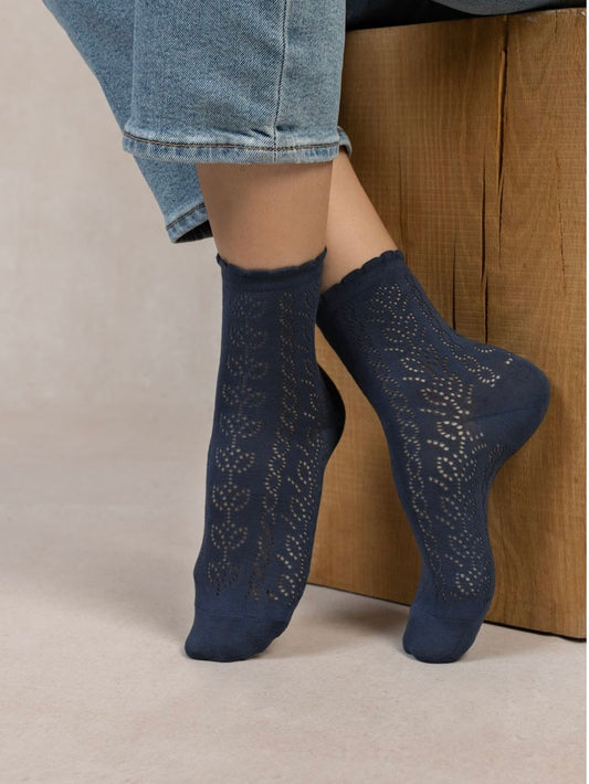 POINTELLE ANKLE SOCK