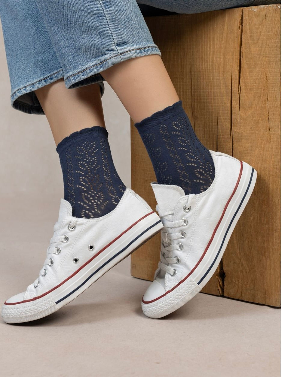 POINTELLE ANKLE SOCK