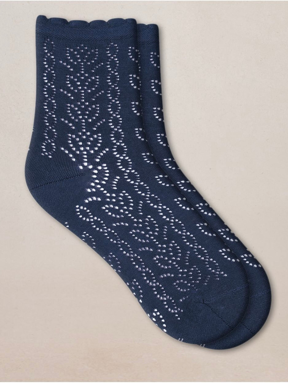 POINTELLE ANKLE SOCK