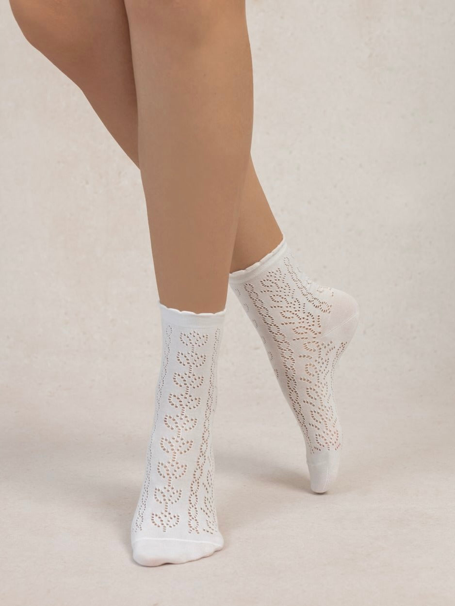 POINTELLE ANKLE SOCK