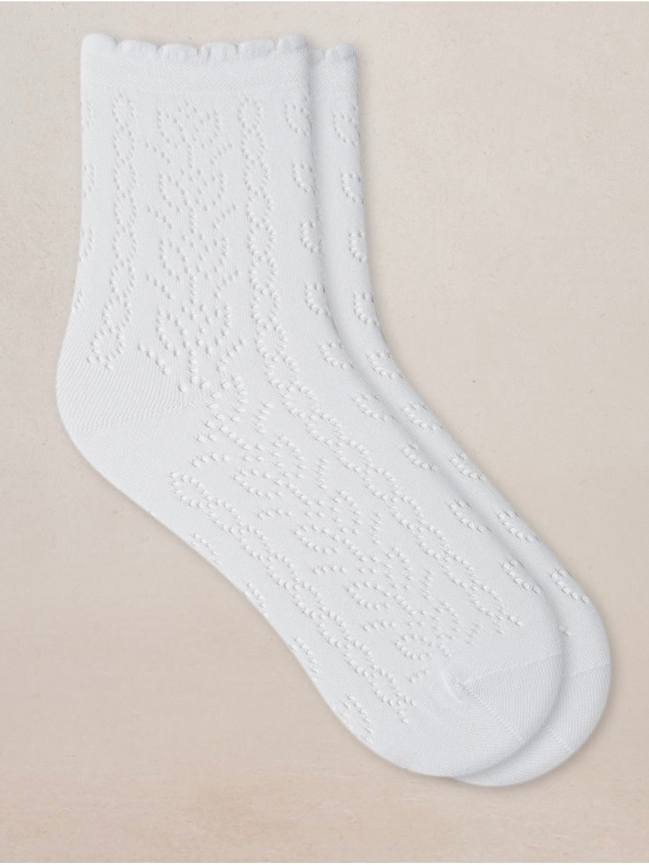 POINTELLE ANKLE SOCK