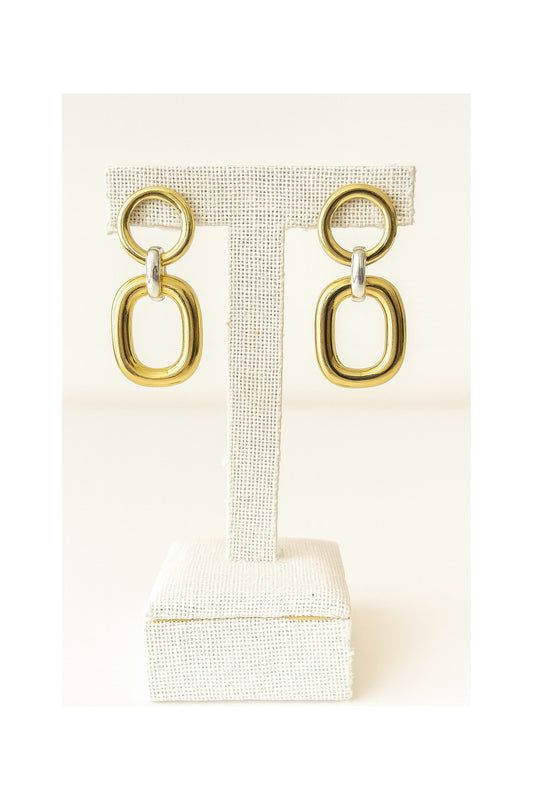 SQUARE DROP EARRING