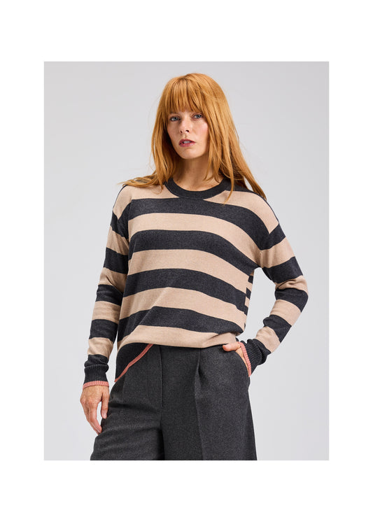 MULTI STRIPE SWEATER