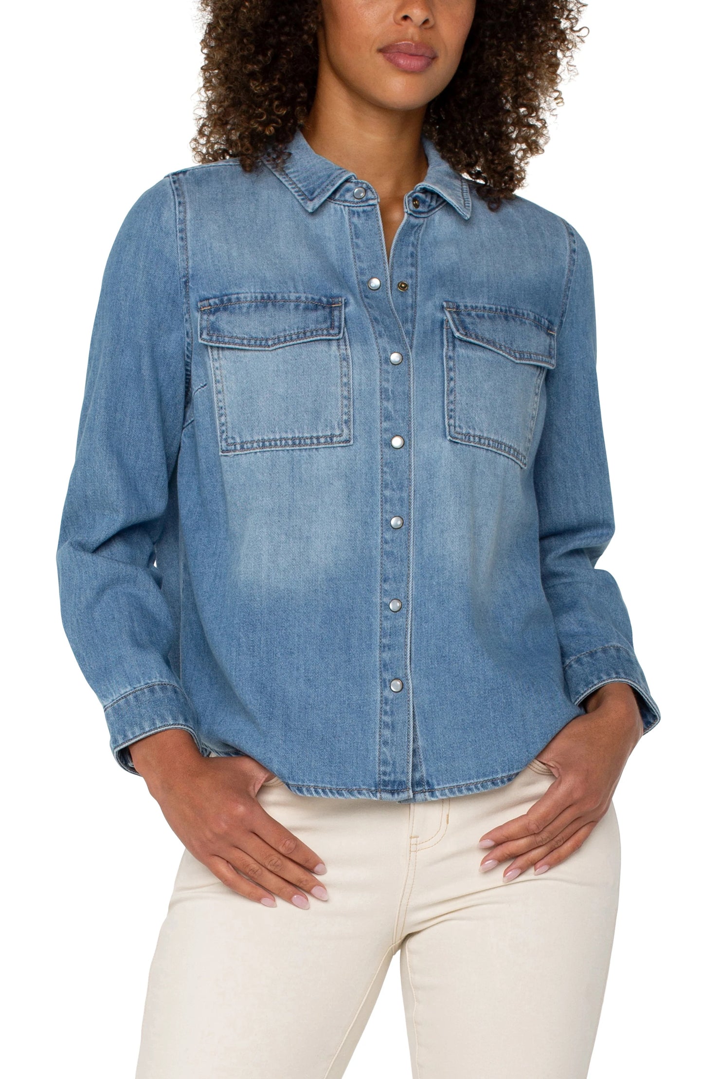 JEAN 2 POCKETS SHIRT