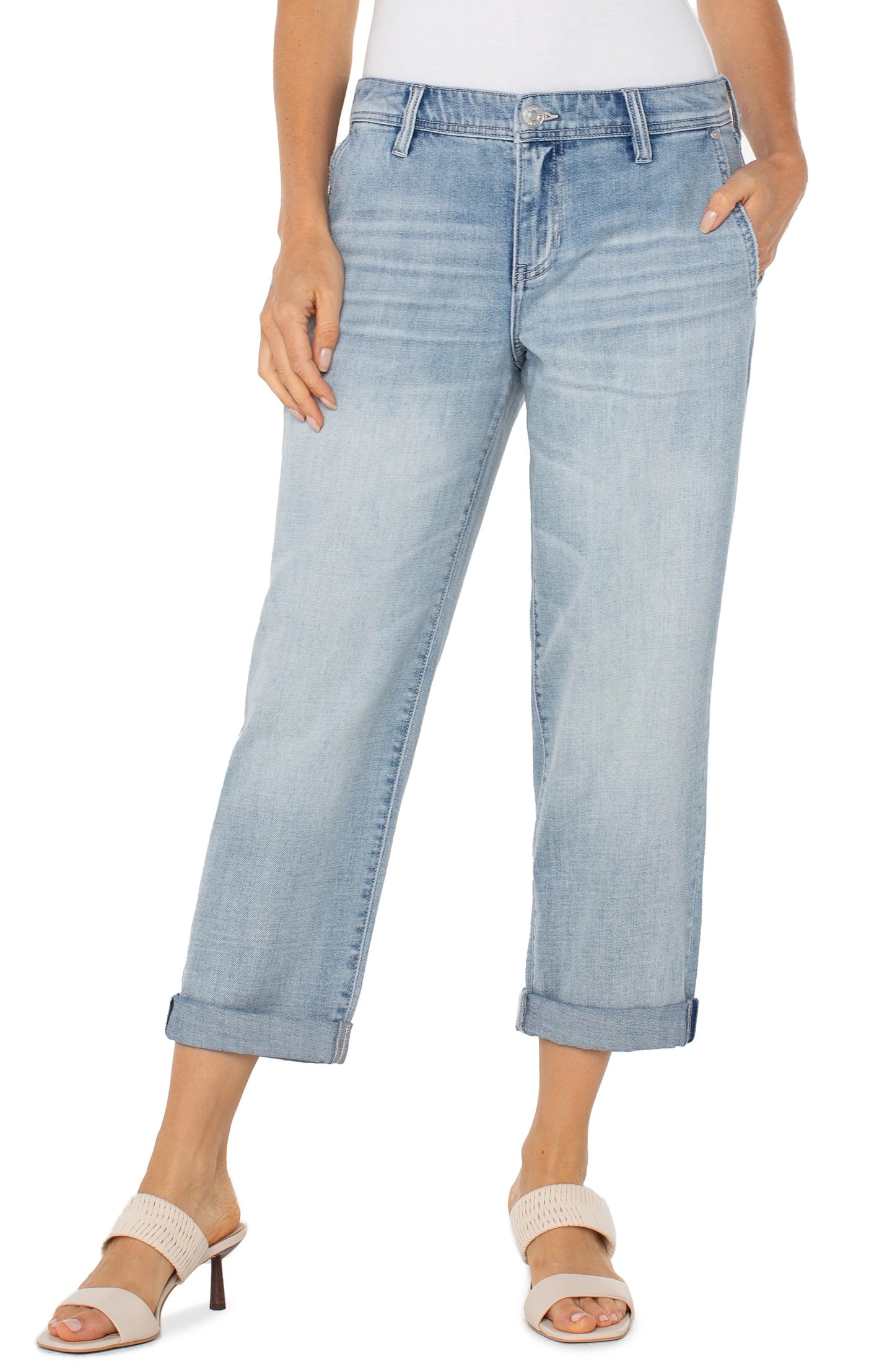 NORMA JEAN HIGH RISE ROLLED JEAN