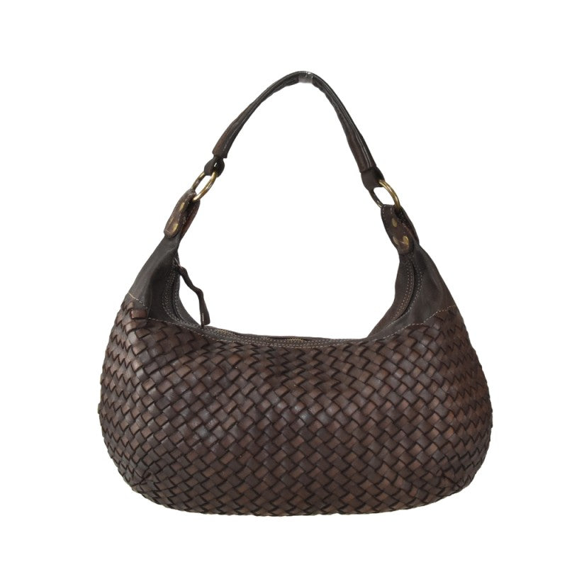 BASKETWEAVE HOBO BAG ALSA BRINA