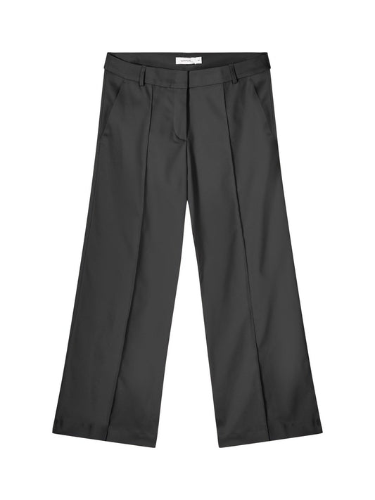 FLY FRONT WIDE LEG CROP PANT